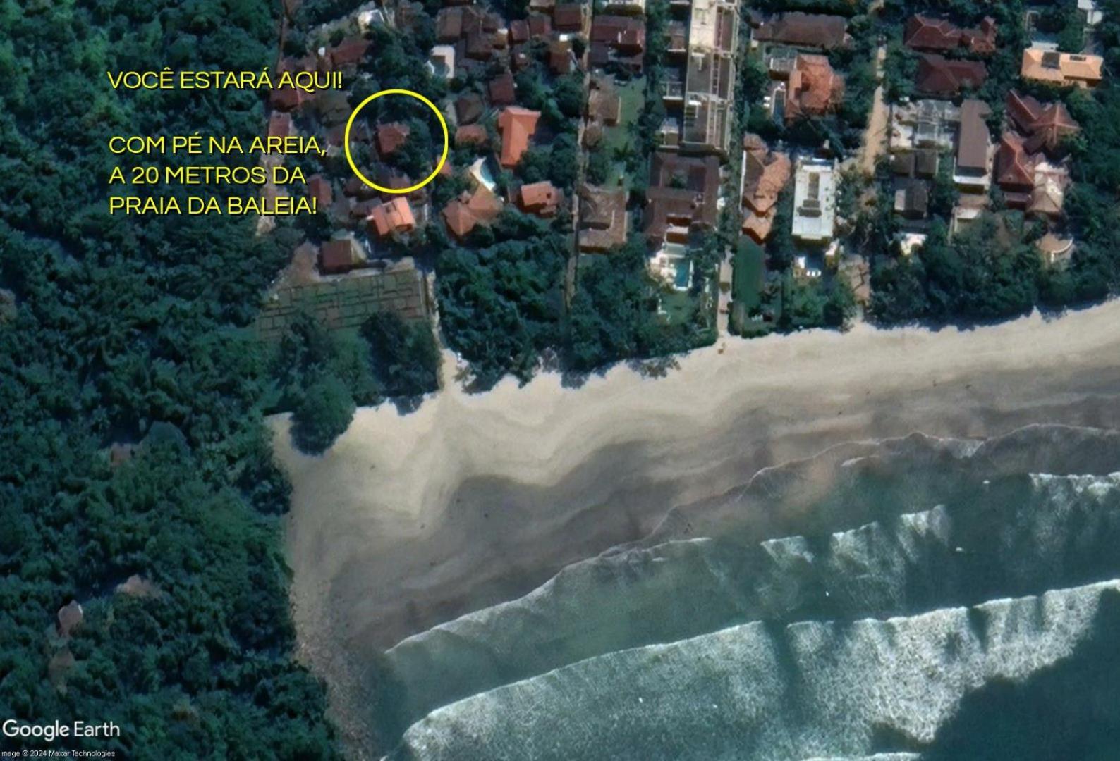 Casa Dos Passaros Na Areia A 20M Da Praia Da Baleia Com 3 Suites E 1 Dorm, Com Ar Condicionado, Wifi, Smart Tv, Cozinha Completa E Churrasqueira Sao Sebastiao  Exteriör bild