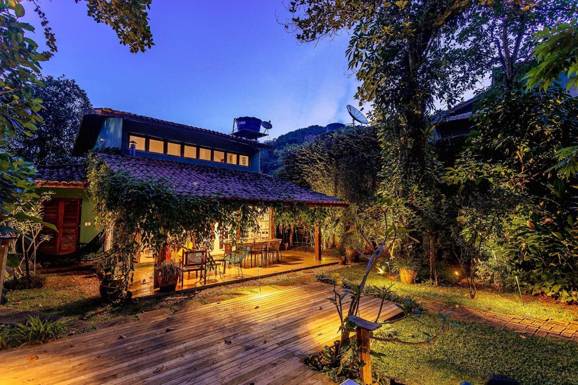 Casa Dos Passaros Na Areia A 20M Da Praia Da Baleia Com 3 Suites E 1 Dorm, Com Ar Condicionado, Wifi, Smart Tv, Cozinha Completa E Churrasqueira Sao Sebastiao  Exteriör bild