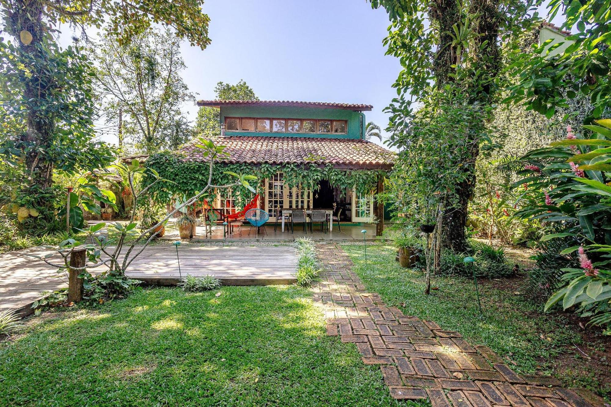 Casa Dos Passaros Na Areia A 20M Da Praia Da Baleia Com 3 Suites E 1 Dorm, Com Ar Condicionado, Wifi, Smart Tv, Cozinha Completa E Churrasqueira Sao Sebastiao  Exteriör bild