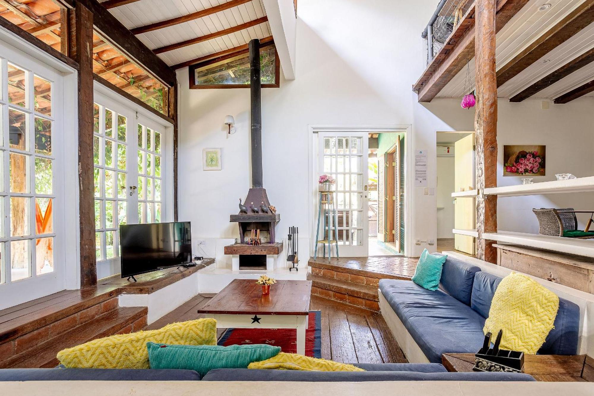Casa Dos Passaros Na Areia A 20M Da Praia Da Baleia Com 3 Suites E 1 Dorm, Com Ar Condicionado, Wifi, Smart Tv, Cozinha Completa E Churrasqueira Sao Sebastiao  Exteriör bild
